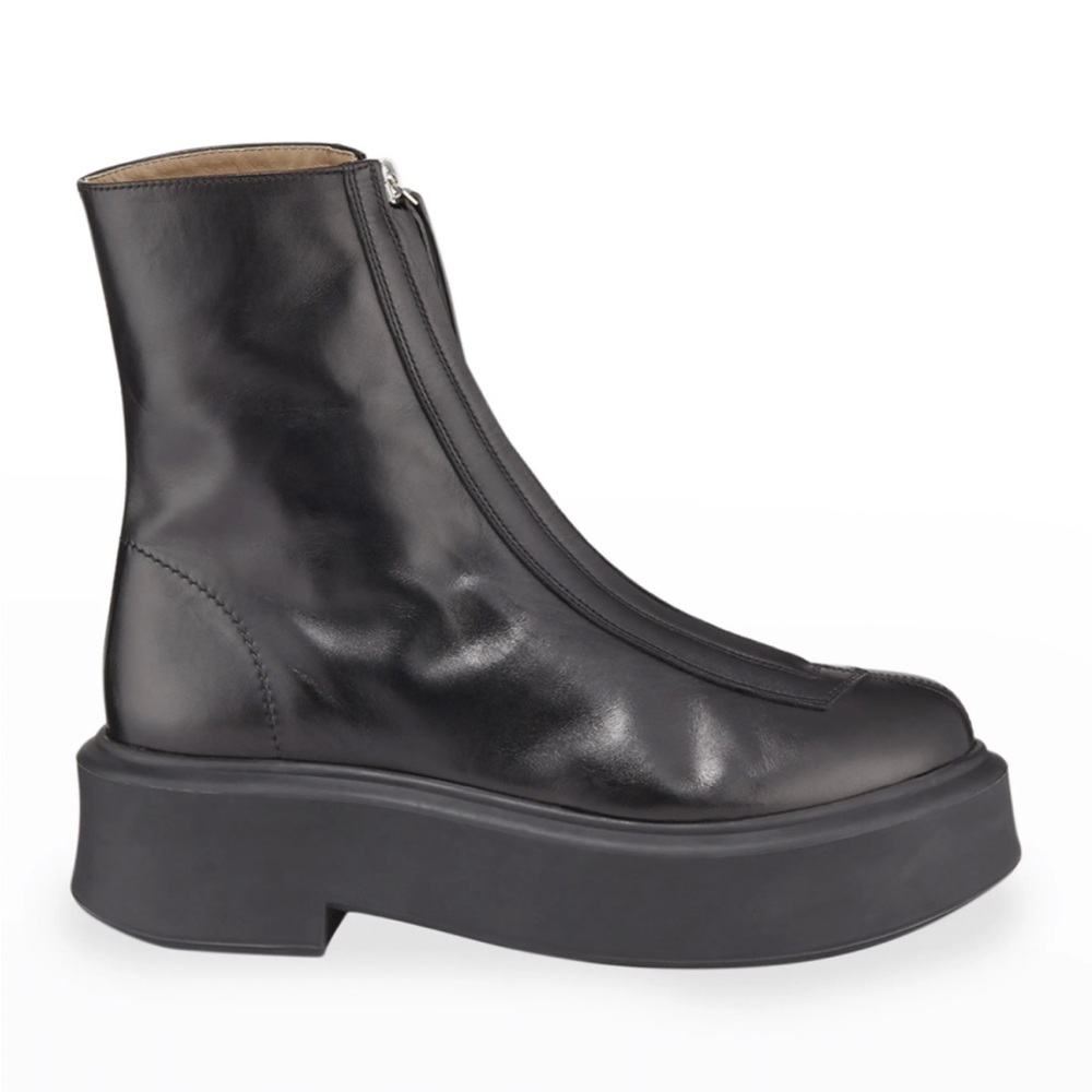 The Row Zipped Combat Boots
